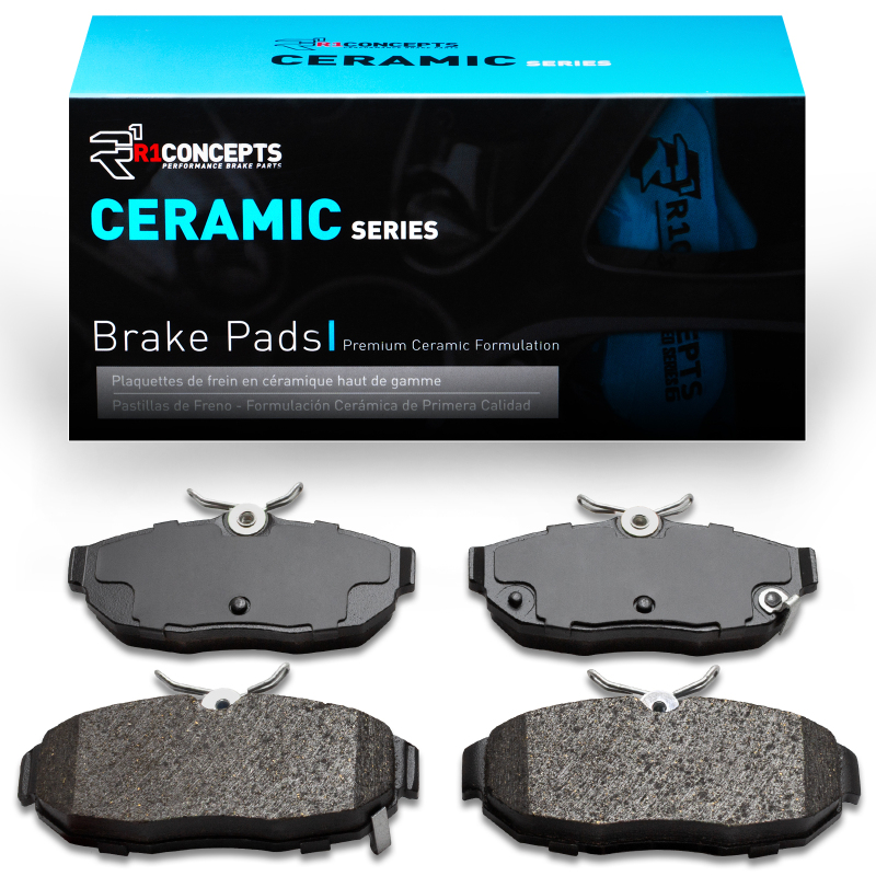 Ford Mustang Brake Pads - Rear - R1 Concepts - Ceramic - `12-`14